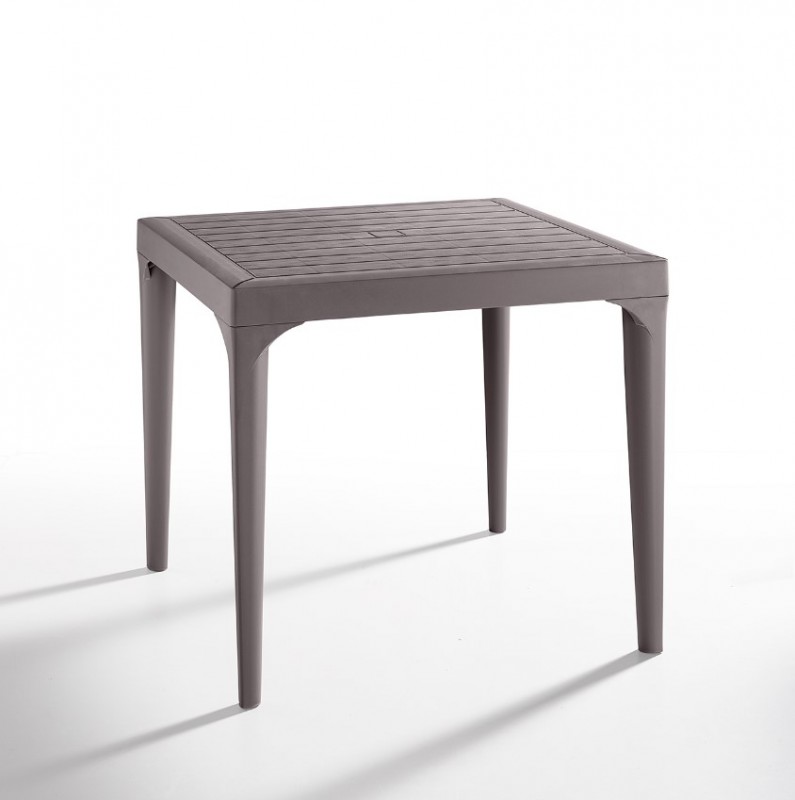 Plastový stůl MALMO antracit AKCE