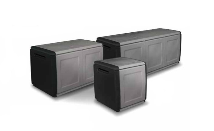 Úložný box CUBE 1 šedá - POSLEDNÍ KUSY!