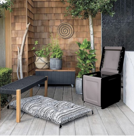 Úložný box CUBE 1 šedá - POSLEDNÍ KUSY!