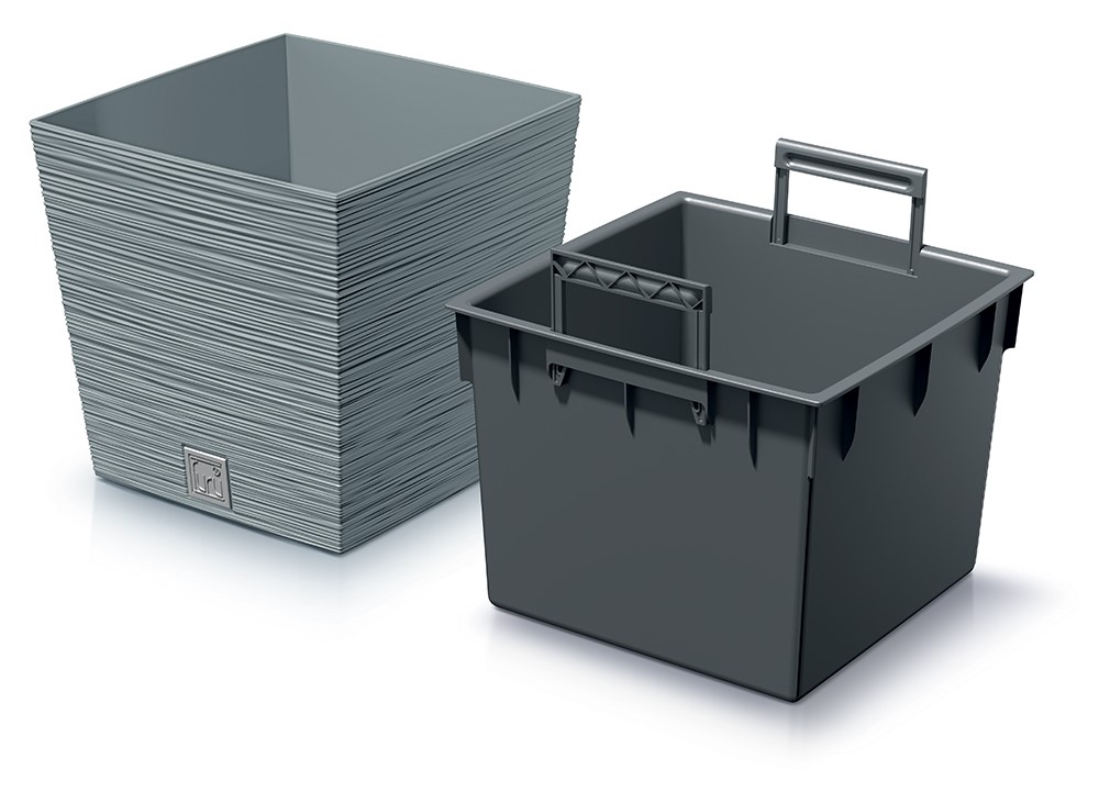 Květináč FURU Square 24 beton