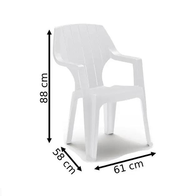 Plastová židle ALTA antracit