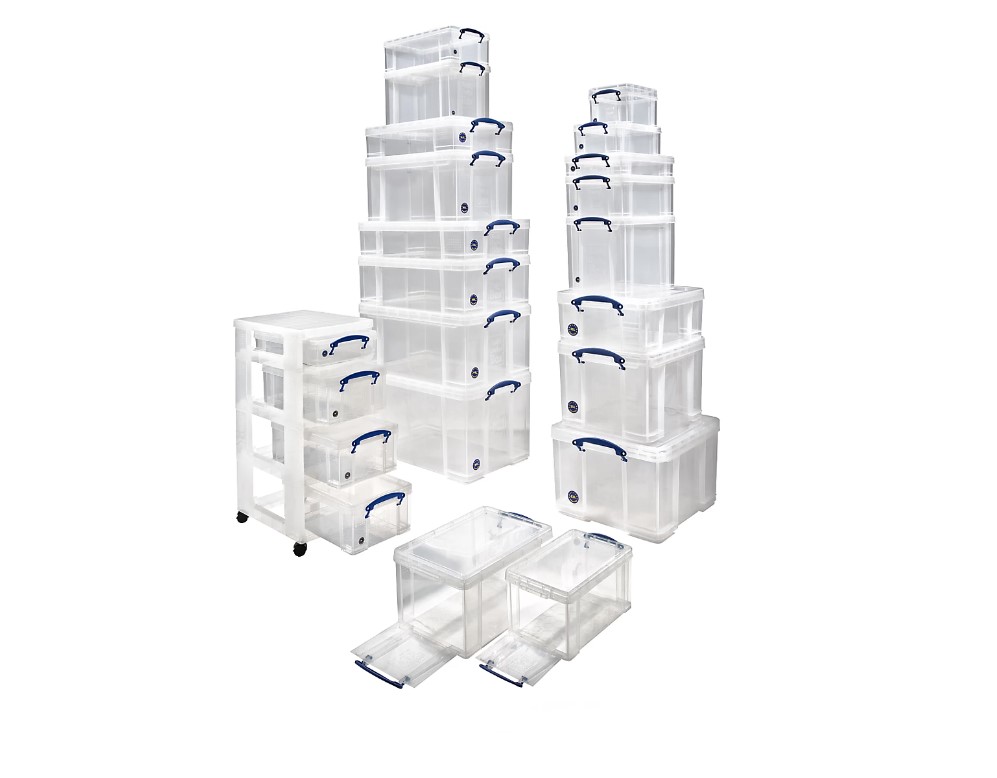 REALLY USEFUL box 64L transparentní