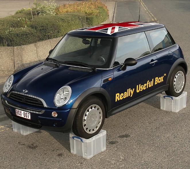 REALLY USEFUL box 50L transparentní