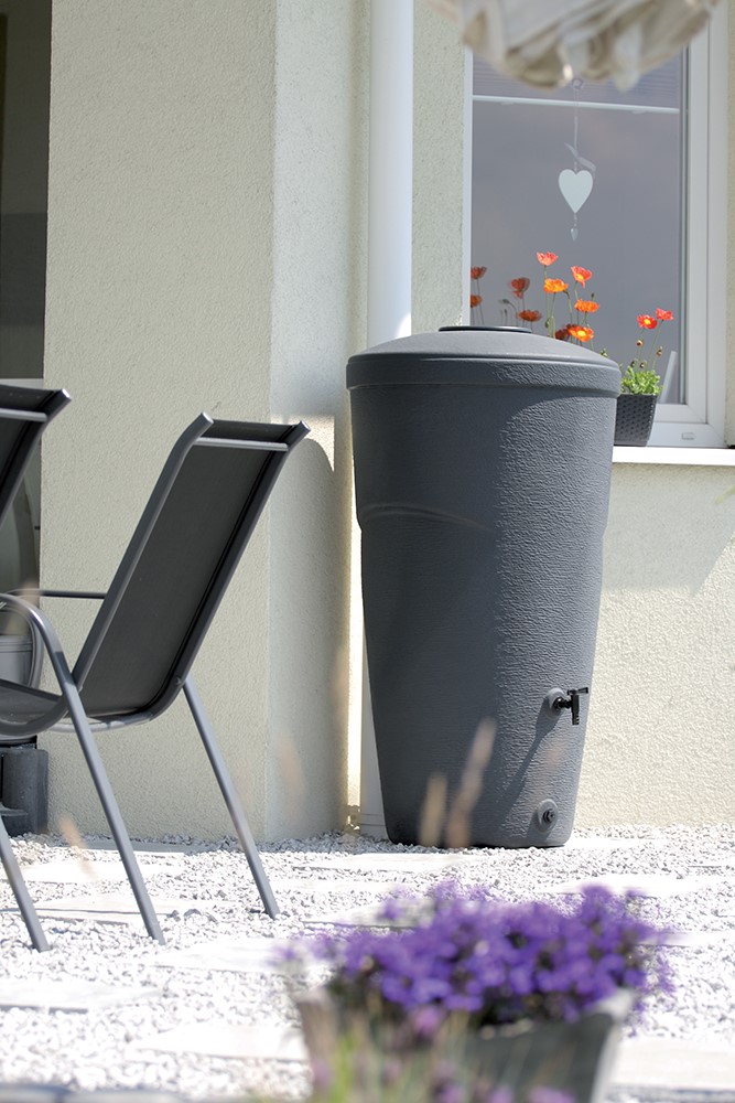 Sud na dešťovou vodu WALLYCAN antracit 270l