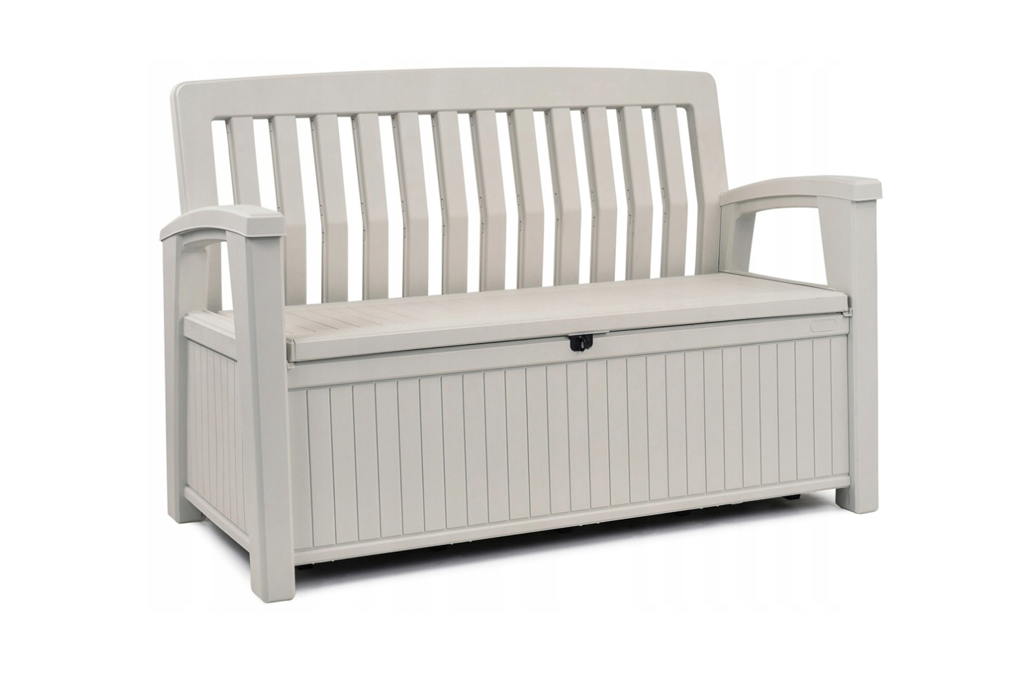 Zahradní lavice PATIO 227L bílá/krémová