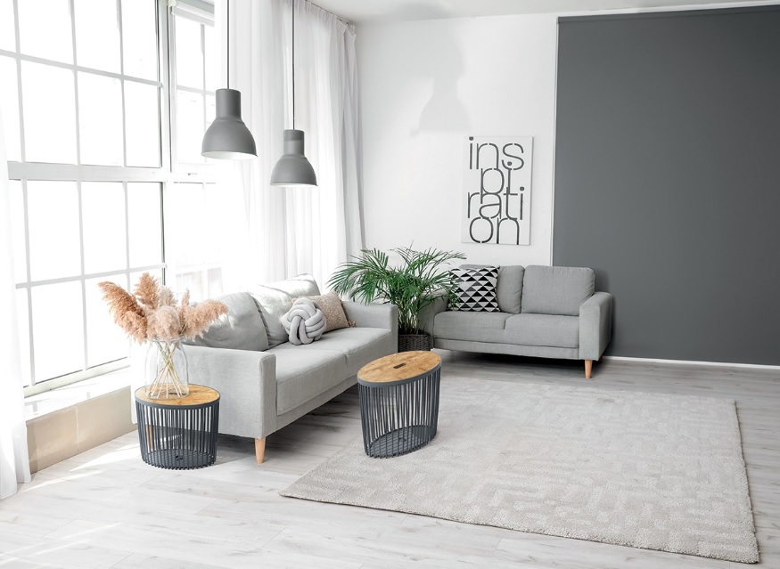 Dekorační stolek / univerzální oválný koš CLUBO 56,8 cm