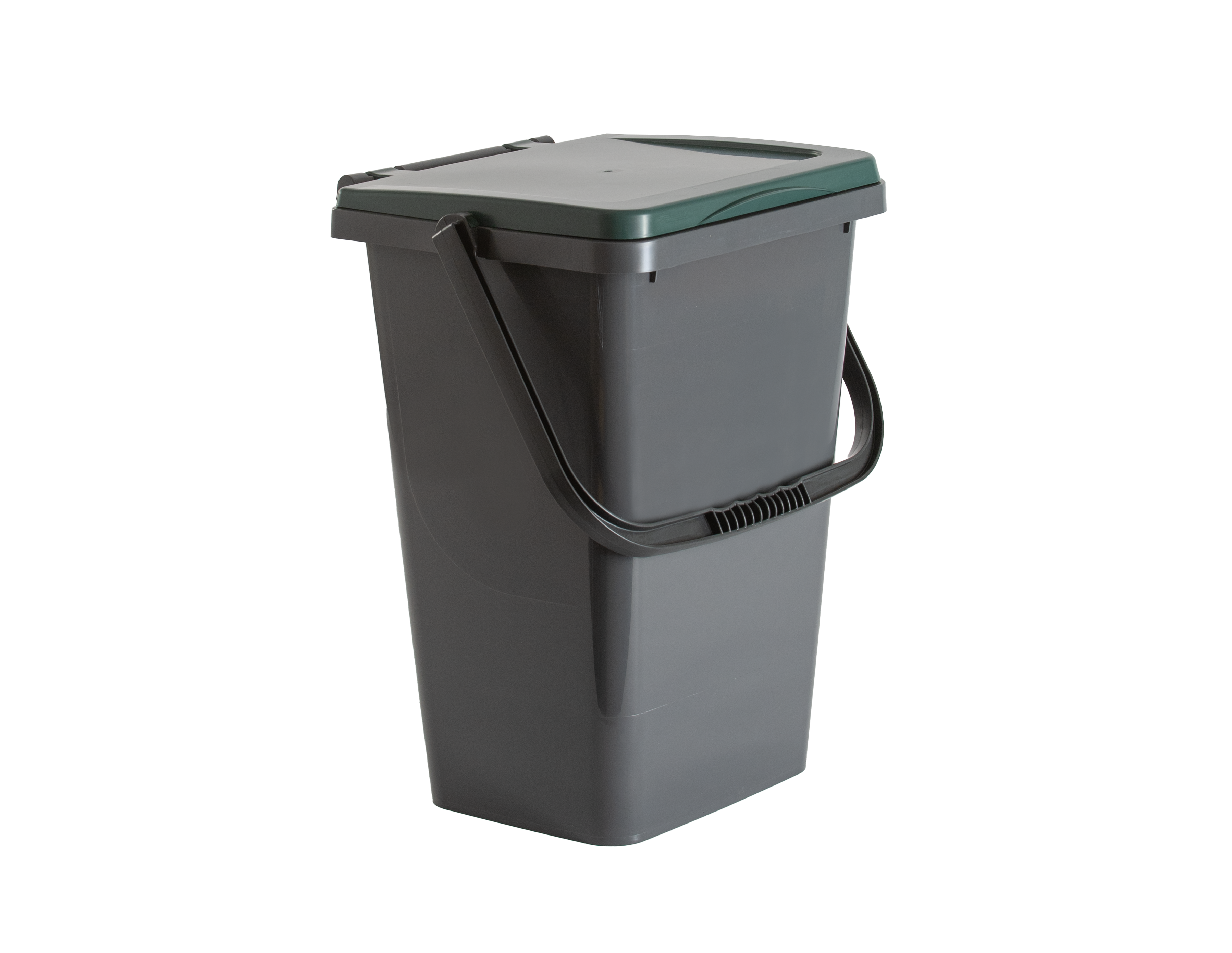 Třídící koš ECOLINE 35l šedá + modré víko