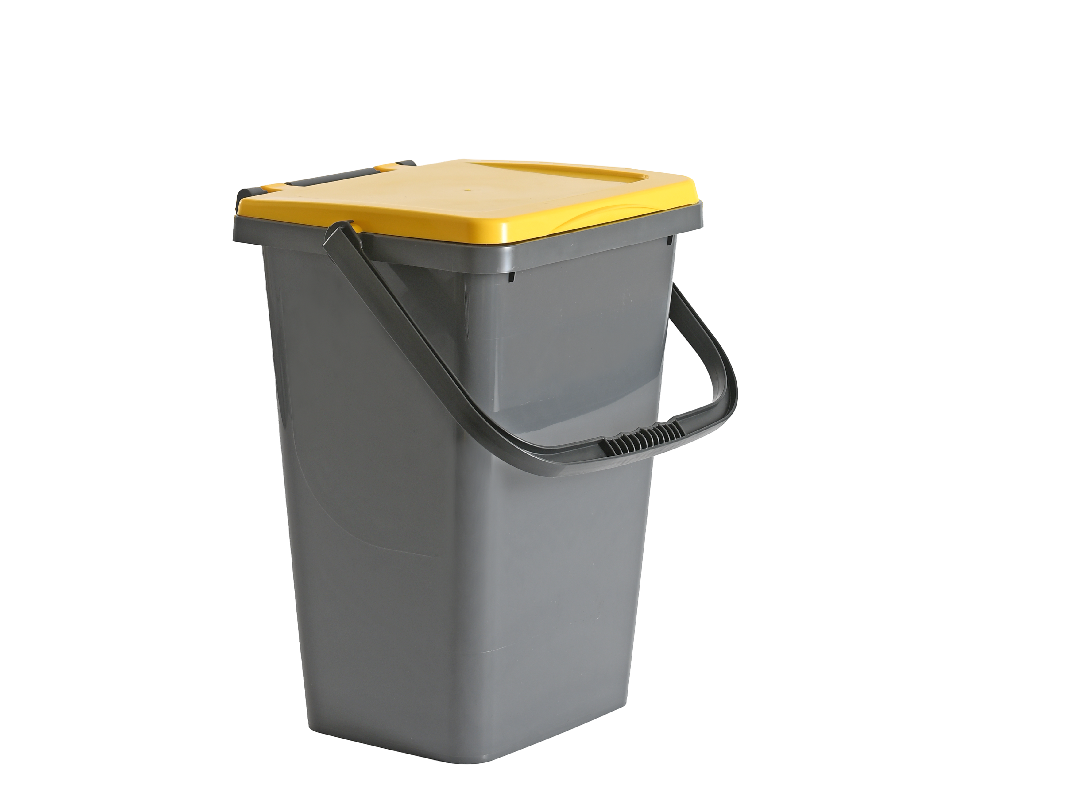 Třídící koš ECOLINE 35l šedá + modré víko