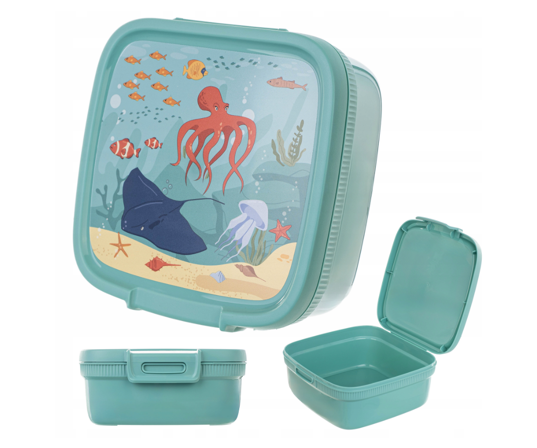 Dóza na potraviny CURVER - Snap Box 0,9l dětský tyrkysový