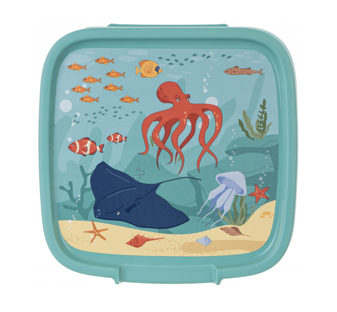 Dóza na potraviny CURVER - Snap Box 0,9l dětský tyrkysový