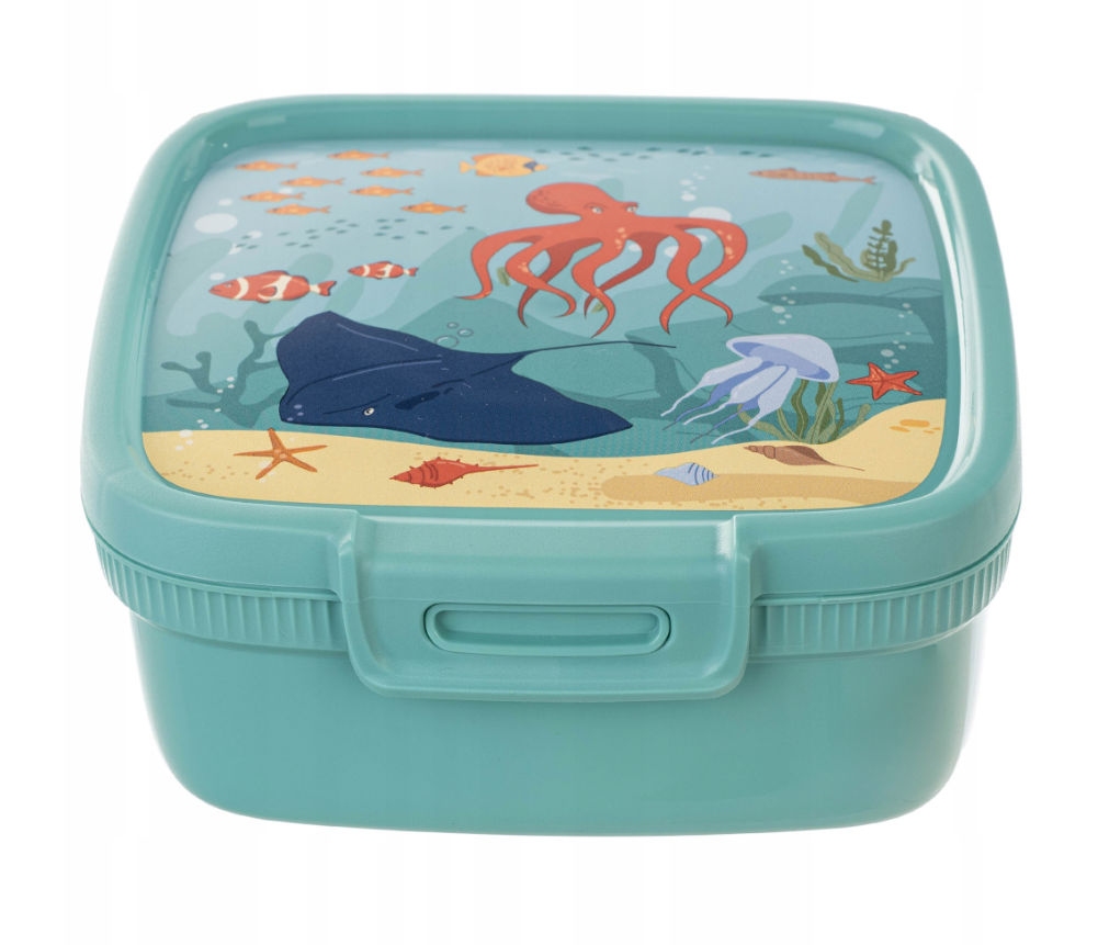 Dóza na potraviny CURVER - Snap Box 0,9l dětský tyrkysový