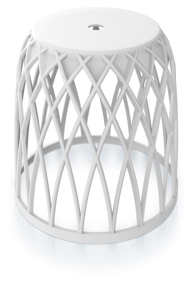 Univerzální koš UNIQUBO 44,7 cm - bílý