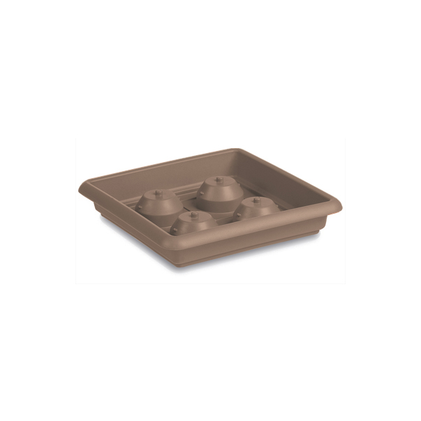 Květináč MEDITERRANEO 45 cm s podmiskou - hnědá