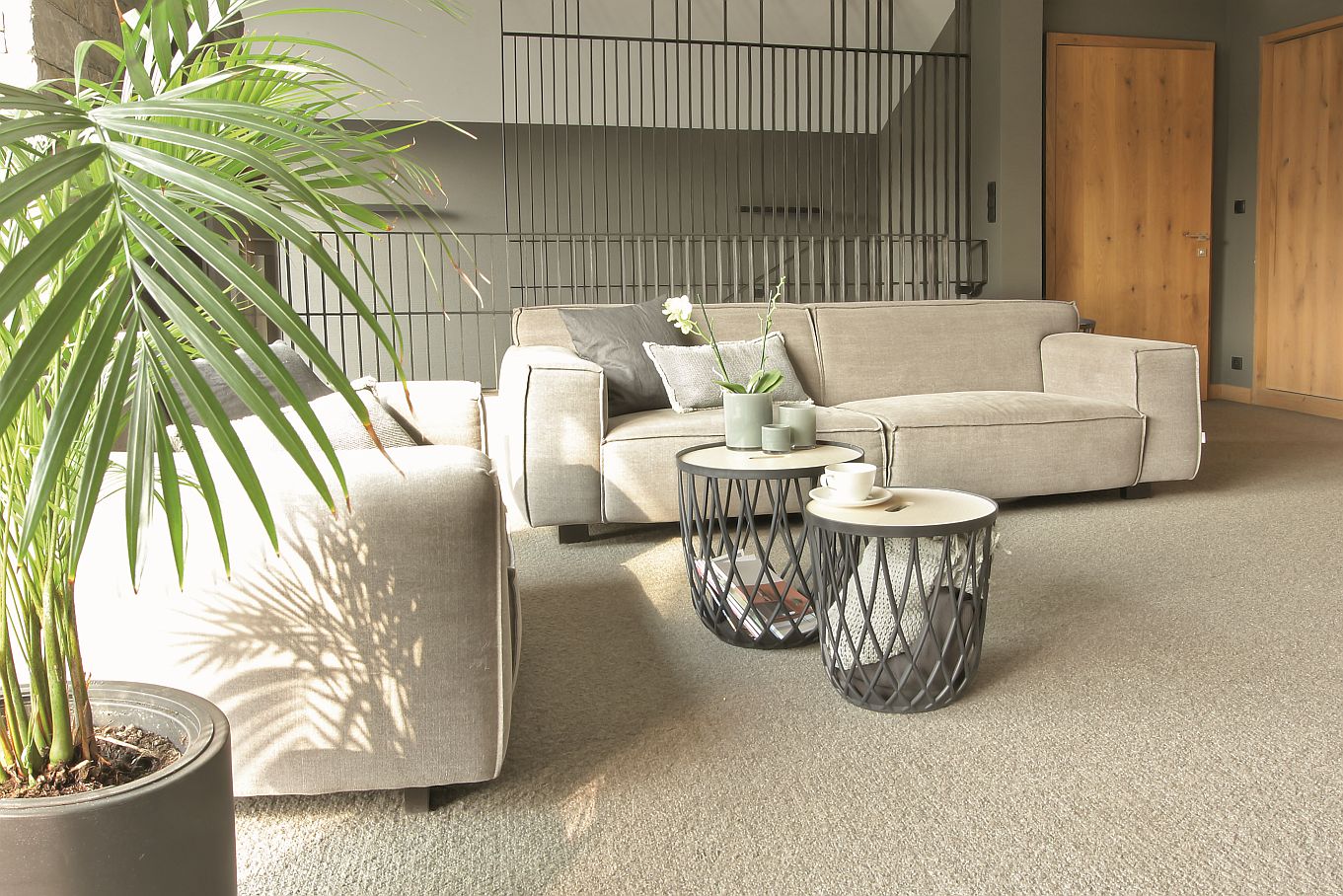 Univerzální koš UNIQUBO 39cm s víkem - šedý