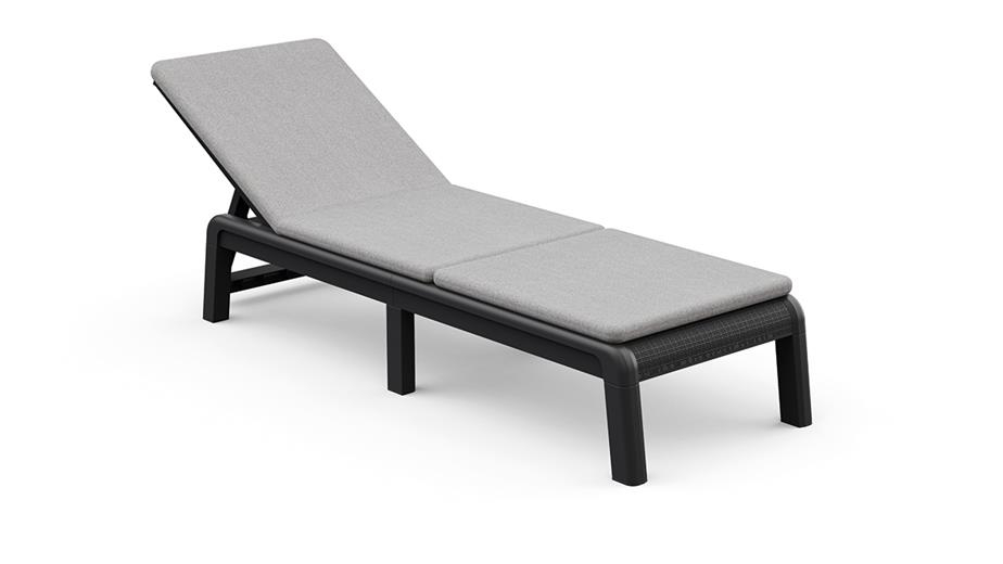 Plastové lehátko MALLORCA bílá - ZAVÁDĚCÍ CENA