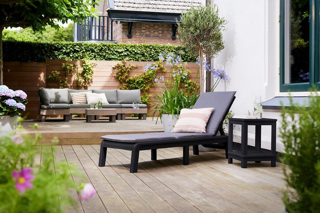 Plastové lehátko MALLORCA bílá - ZAVÁDĚCÍ CENA