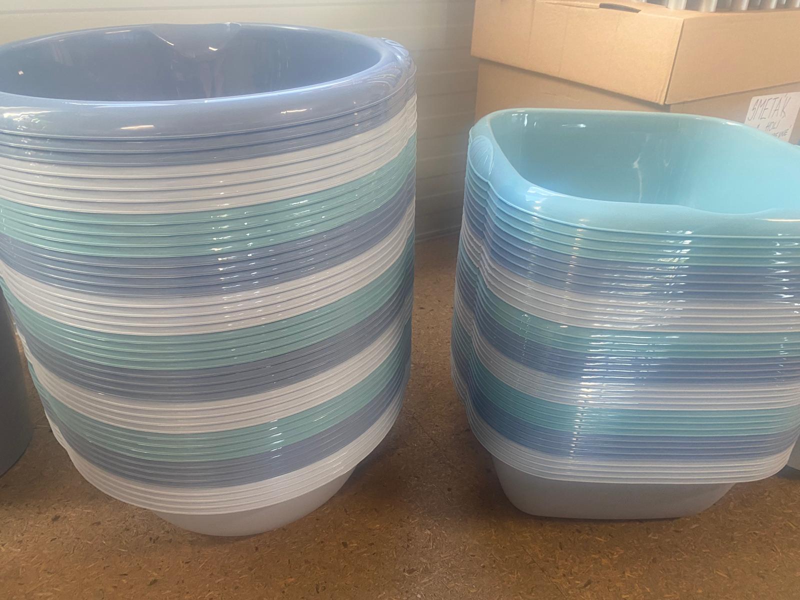 Škopek (lavor) kulatý - 9,5l MIX barev