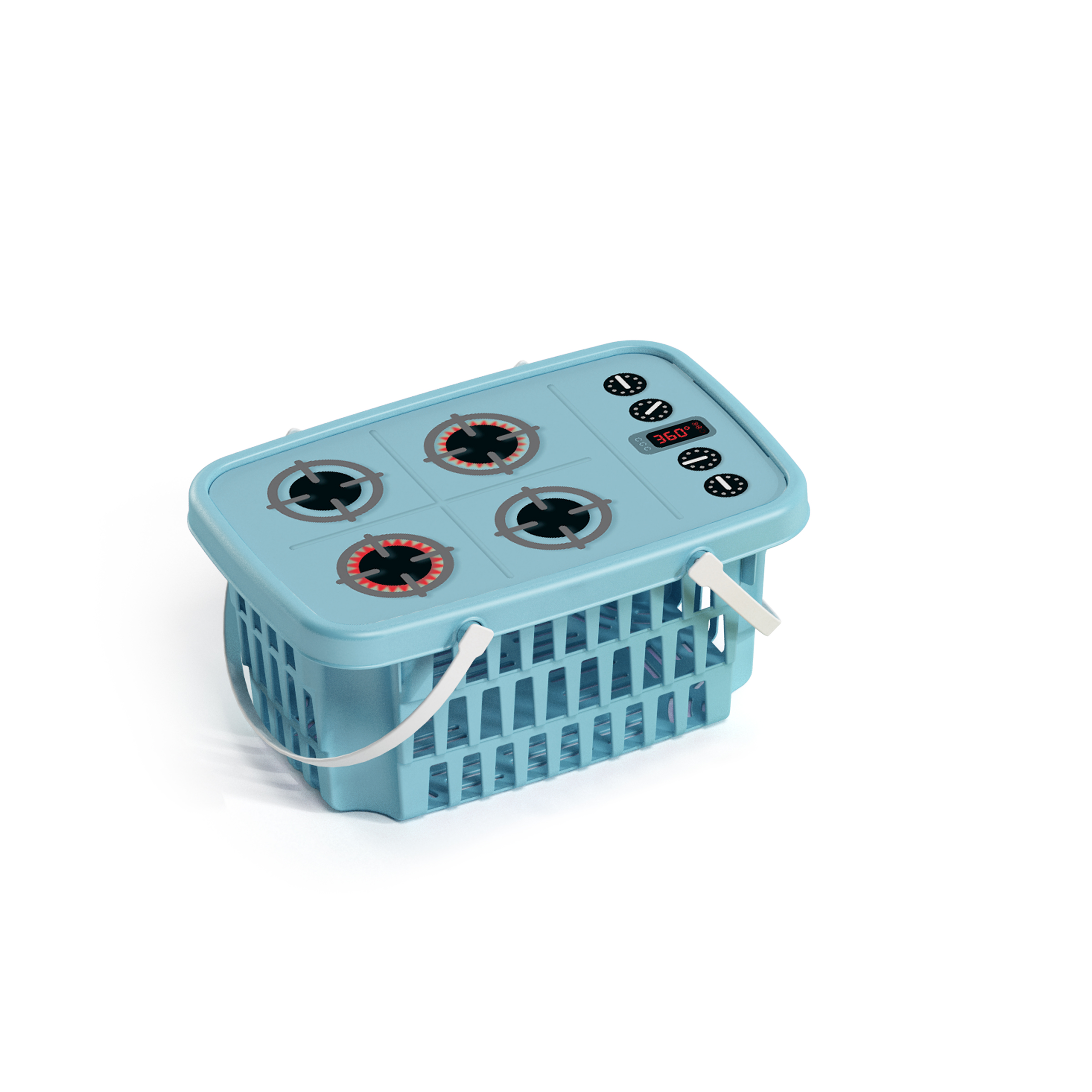 Dětský koš s kuchyňskou sadou