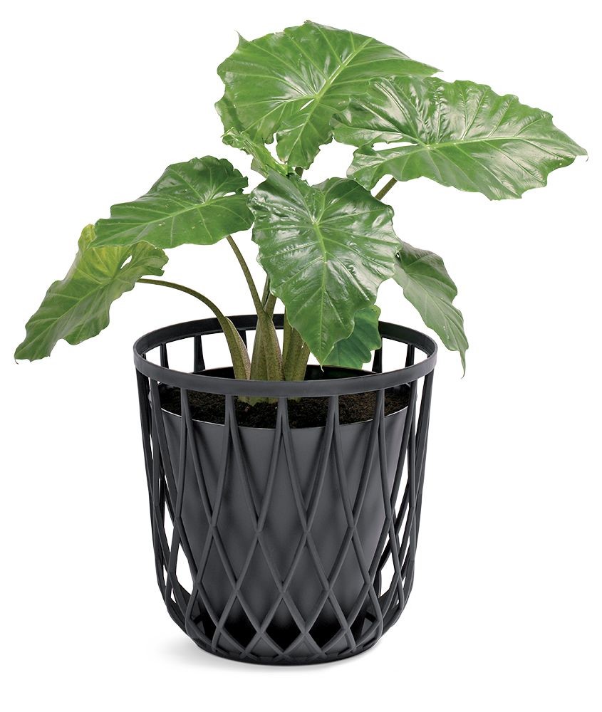 Univerzální koš UNIQUBO 39cm bez víka - šedý