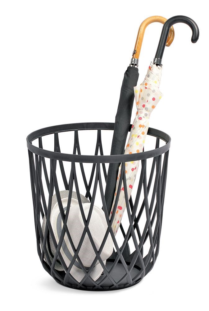 Univerzální koš UNIQUBO 39cm bez víka - šedý