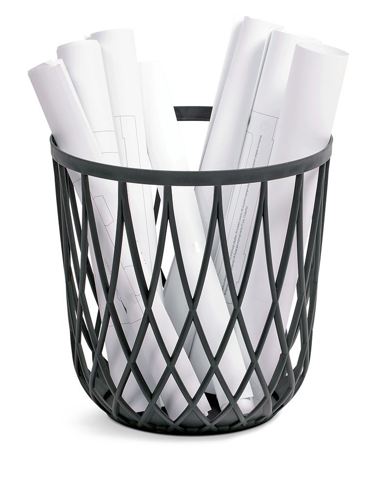 Univerzální koš UNIQUBO 39cm bez víka - šedý