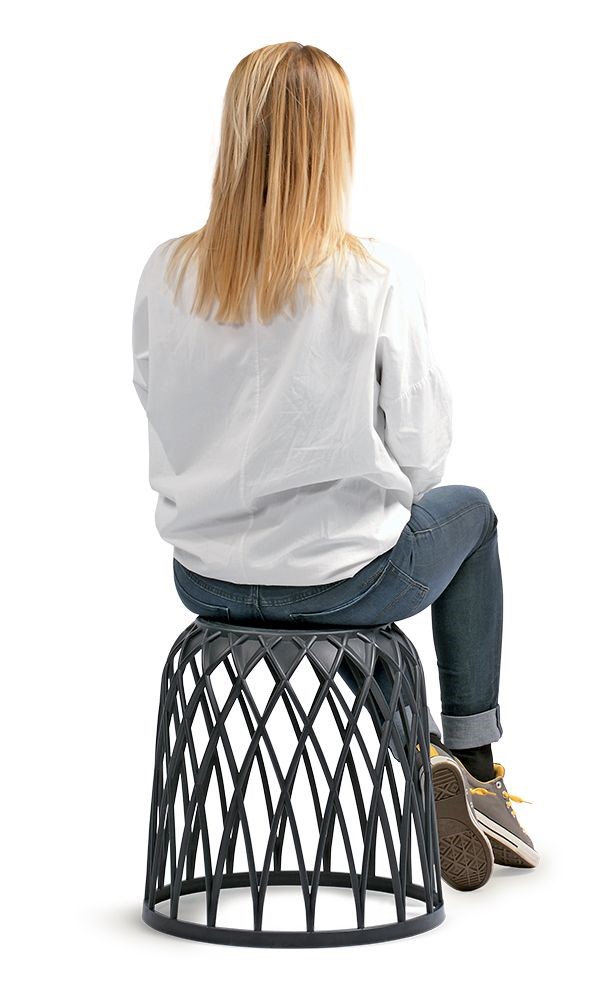 Univerzální koš UNIQUBO 39cm bez víka - šedý