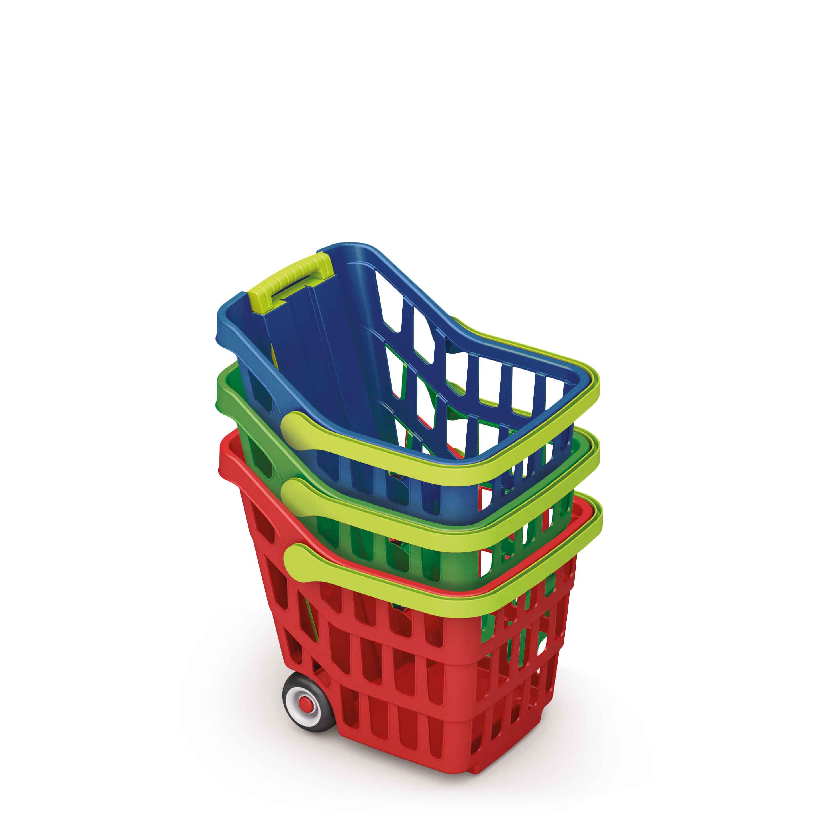 Dětský nákupní vozík - mix barev