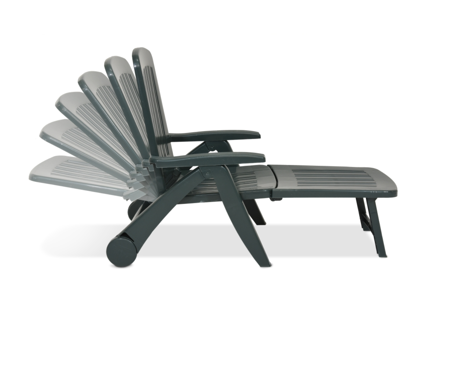 Plastové lehátko CANCUN - zelené ZAVÁDĚCÍ CENA!