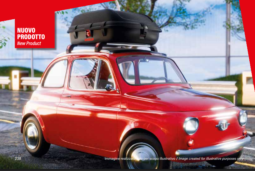 Střešní box na auto 270L Linea SHIELD - NOVINKA NA ČESKÉM TRHU!