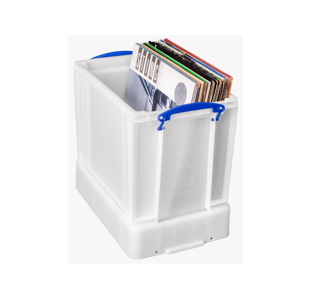 REALLY USEFUL box 19L XL bílá - vhodné na uložení LP desek