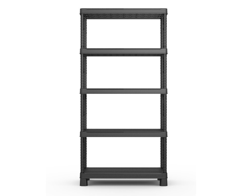 Plastový regál PLUS shelf tribac 9933 černá