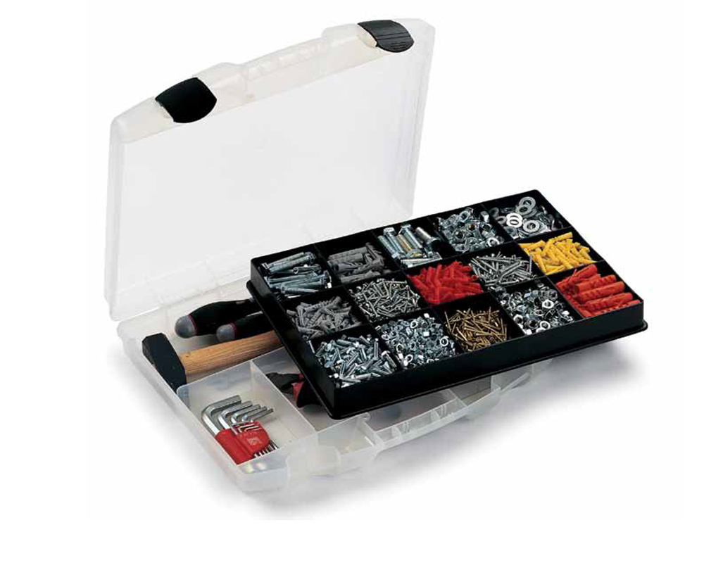 Organizér na nářadí ClubCase SB2V transparentní