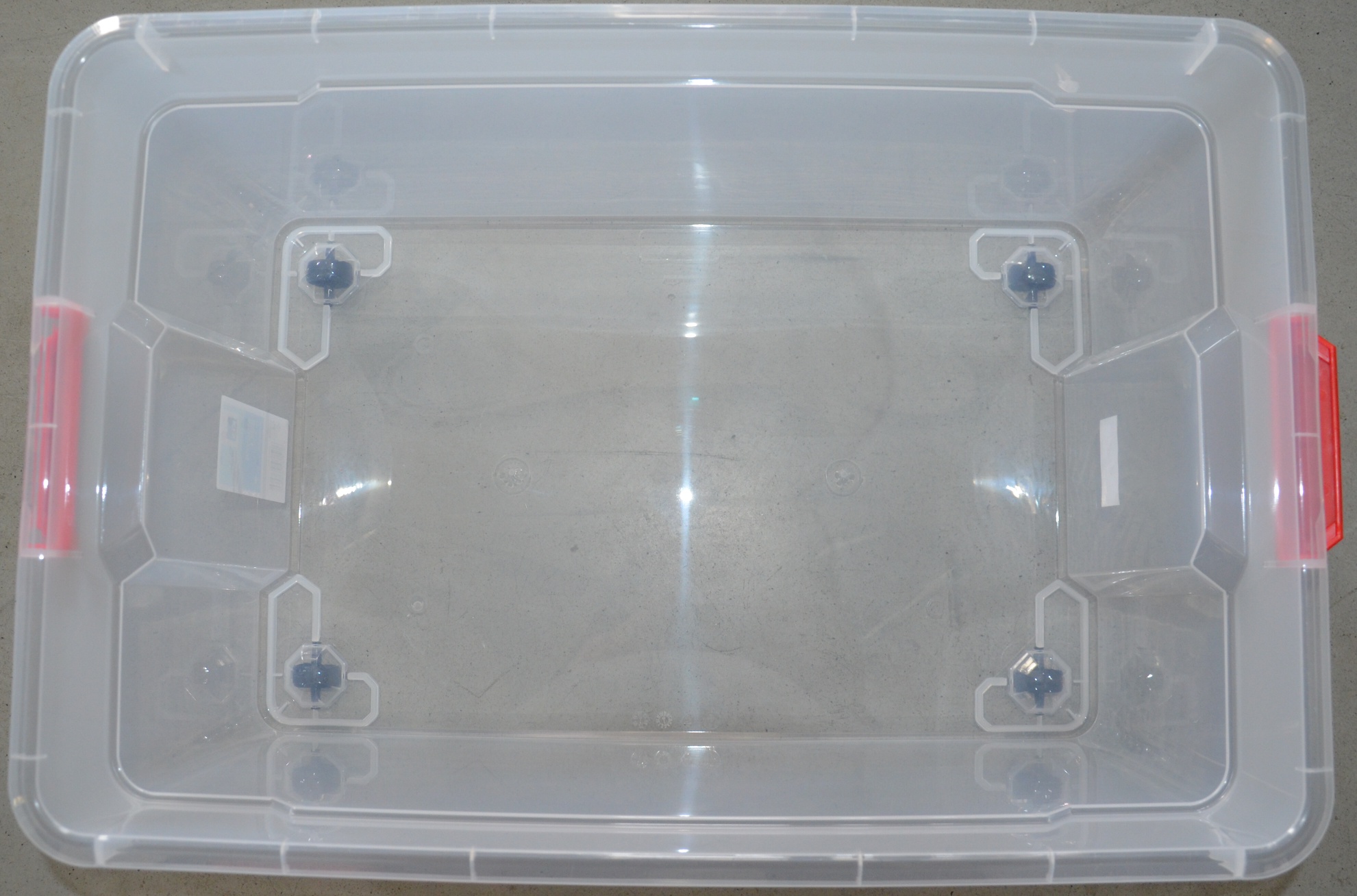 Moover Box XXL transparentní s černým víkem