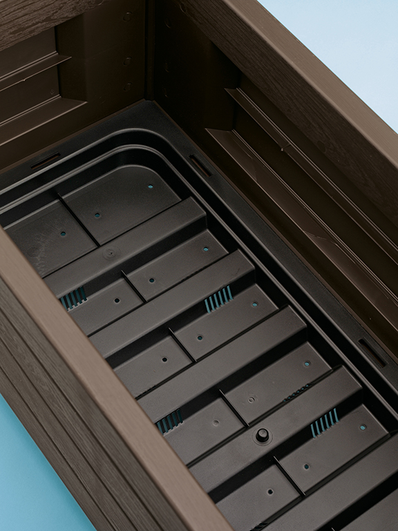 Truhlík ITALIA 100 moka-POSLEDNÍ KUS