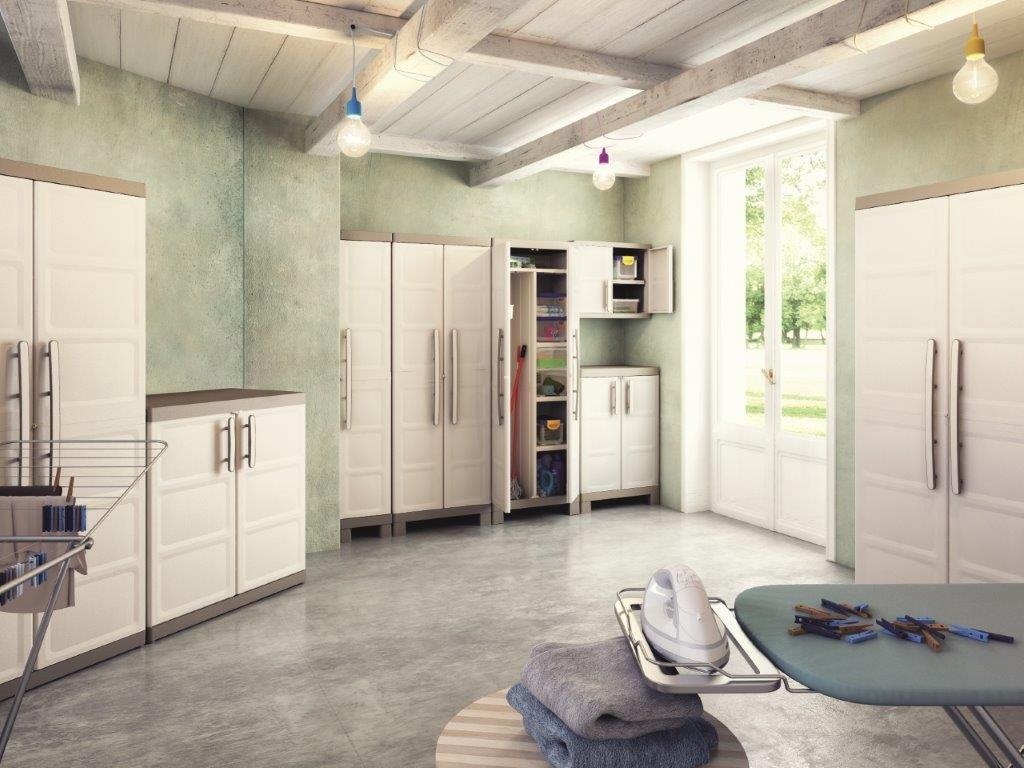 Plastová skříň EXCELLENCE 1 Door béžová