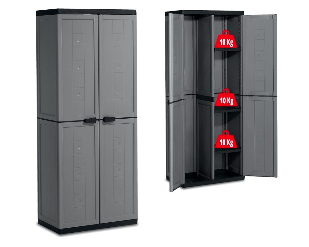 Plastová skříň Jolly Utility Cabinet 9734 šedá