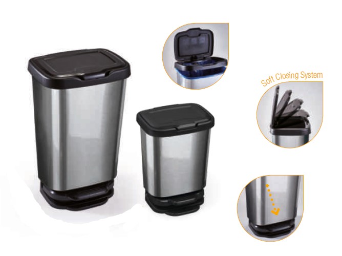 Odpadkový koš pedálový JIVE 40L VÝPRODEJ