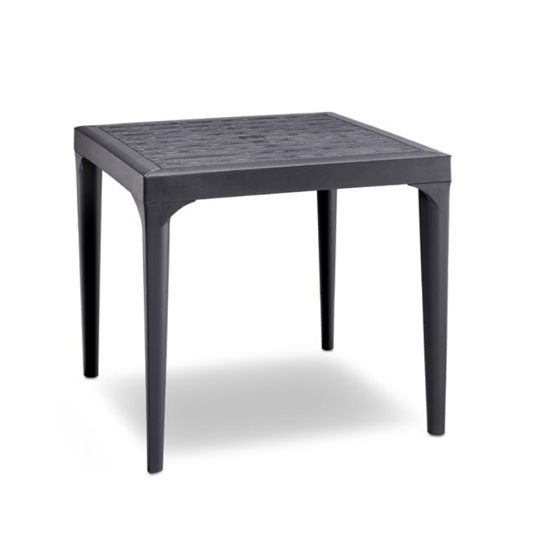 Plastový stůl MALMO antracit AKCE