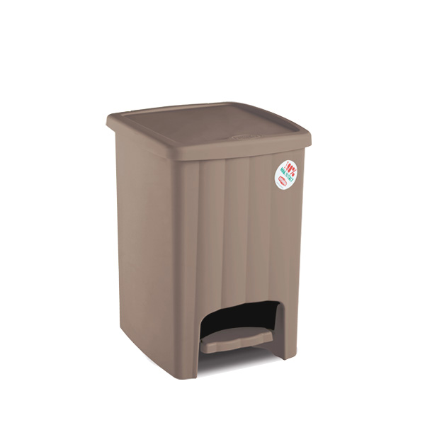 Pedálový odpadkový koš MARGARITA velký bílá