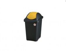 Odpadkový koš na tříděný odpad MULTIPAT 30 l žlutá