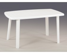 Plastový stůl CAYMAN bílá