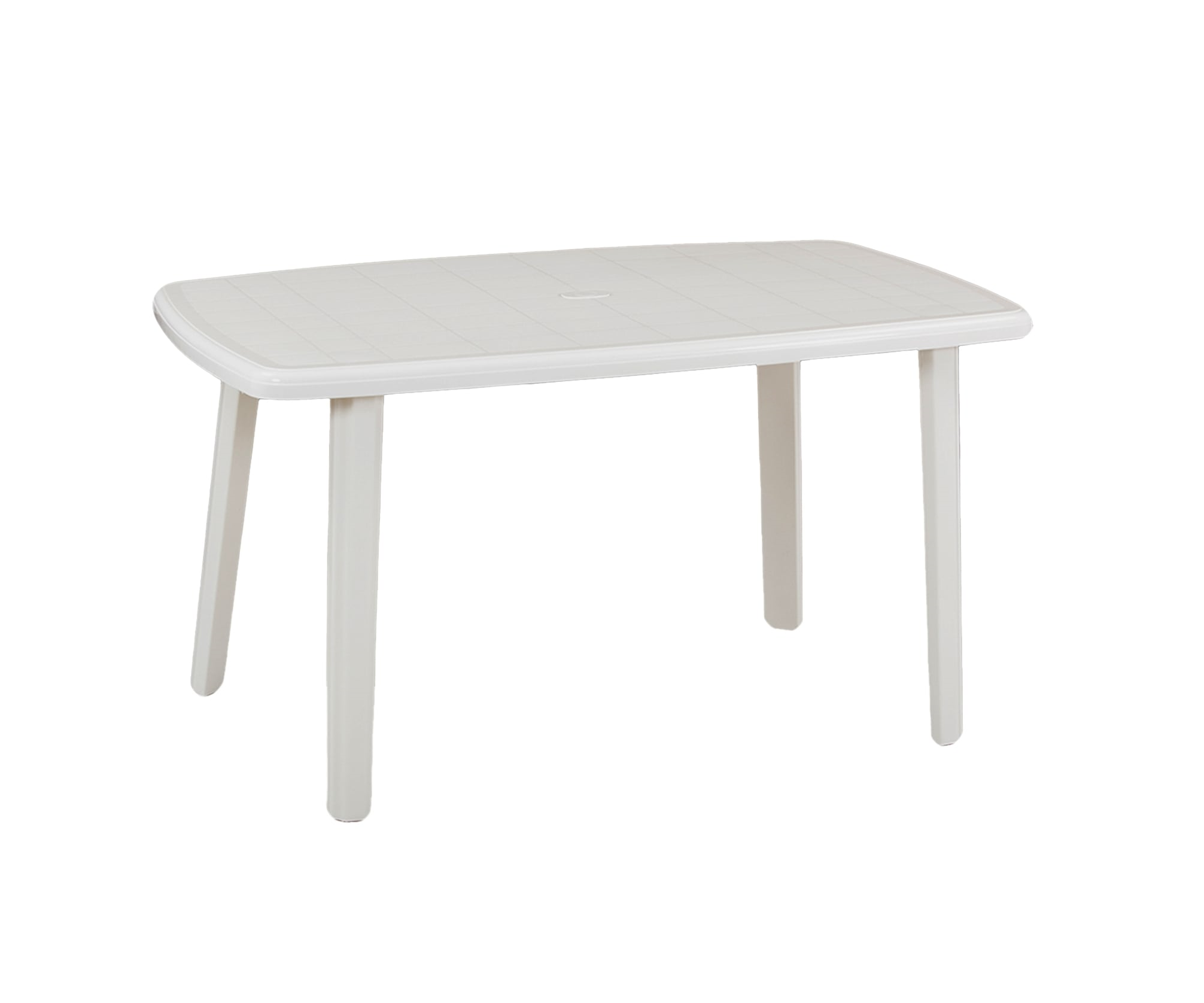 Plastový stůl CAYMAN bílá
