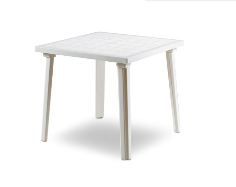 Plastový stůl WEEKEND bílá-- POSLEDNÍ KUS