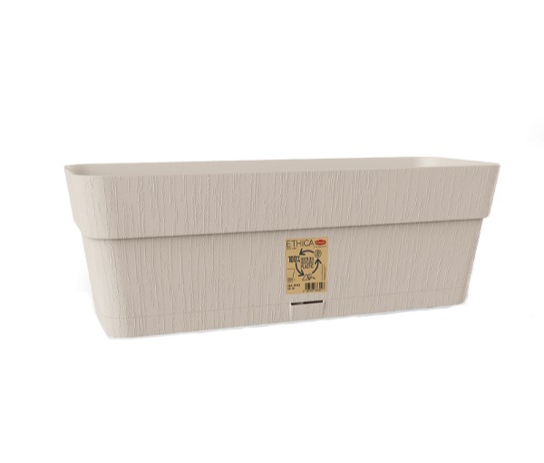 Samozavlažovací plastový truhlík na květiny ETHICA 50 zelená BLACK FRIDAY