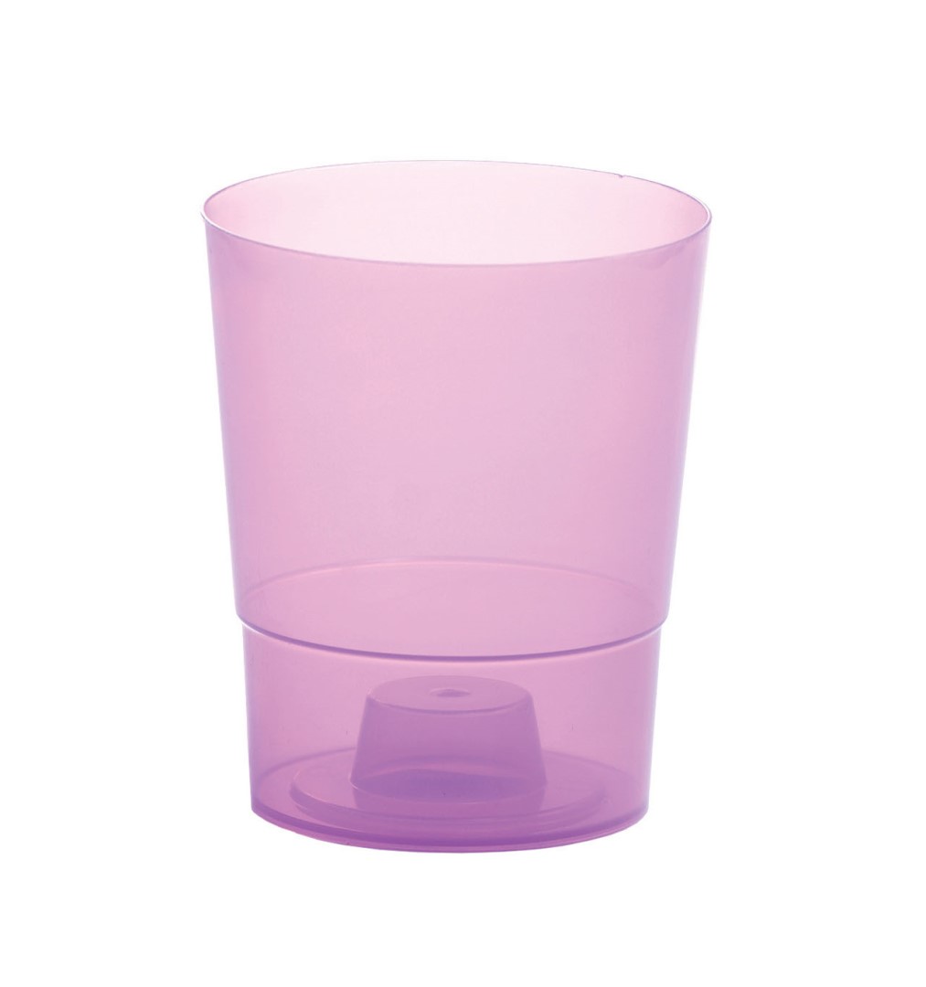Květináč COUBI ORCHID 12,5 fialová transparentní