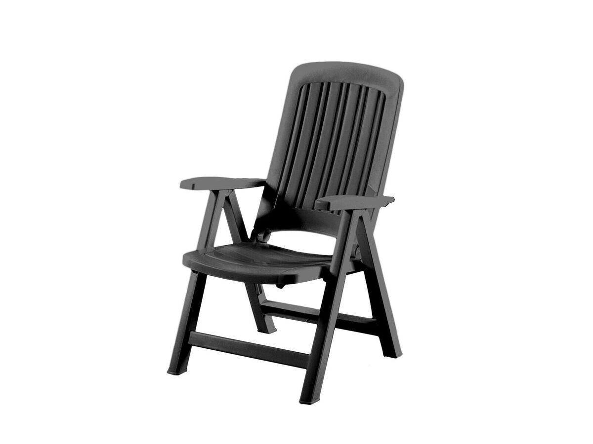 Plastové křeslo CARMEN grafite