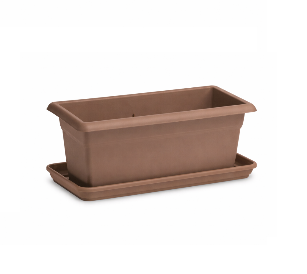 Truhlík MEDITERRANEO 60 cm s podmiskou - hnědá