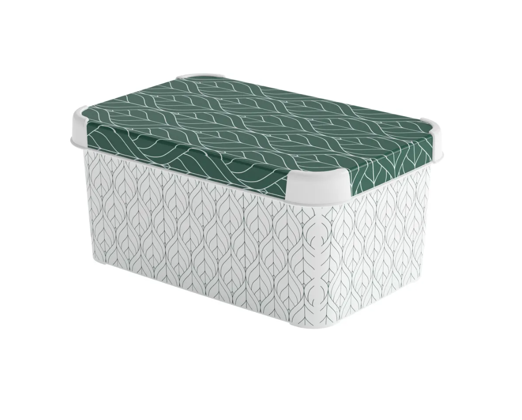 Plastový Box s víkem Deco Stockholm S