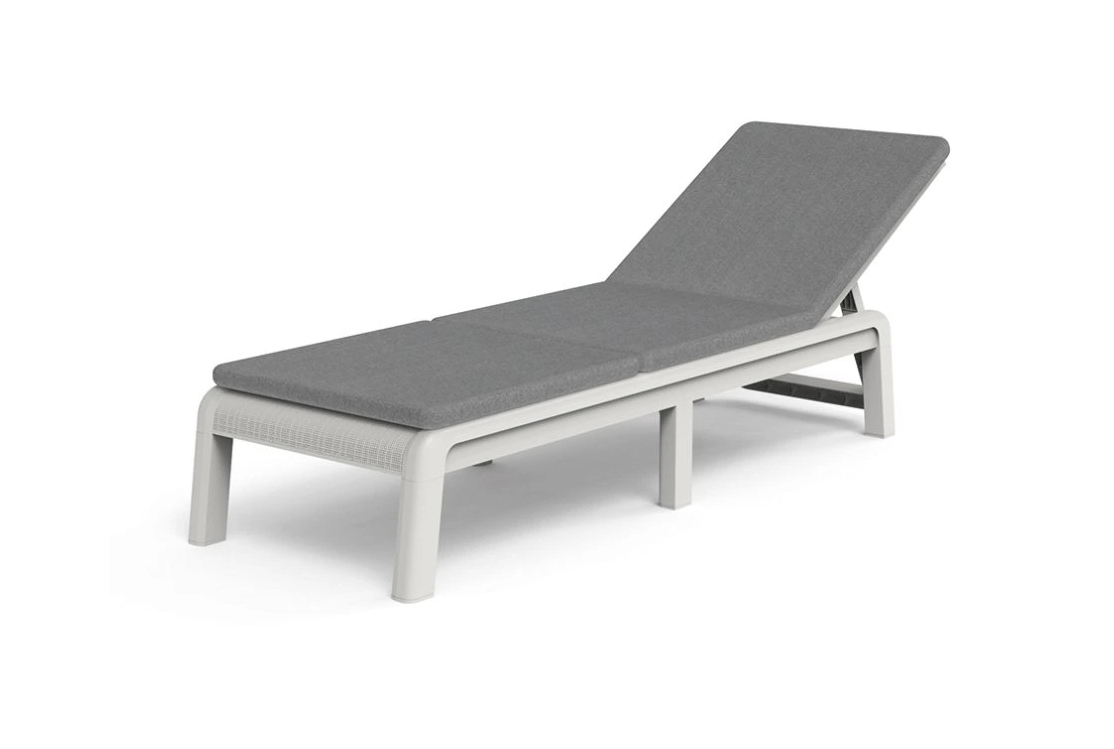 Plastové lehátko MALLORCA bílá - ZAVÁDĚCÍ CENA