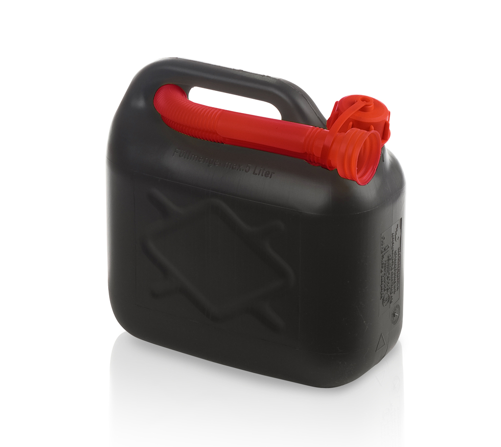 Kanystr na pohonné hmoty 5l černá TBA